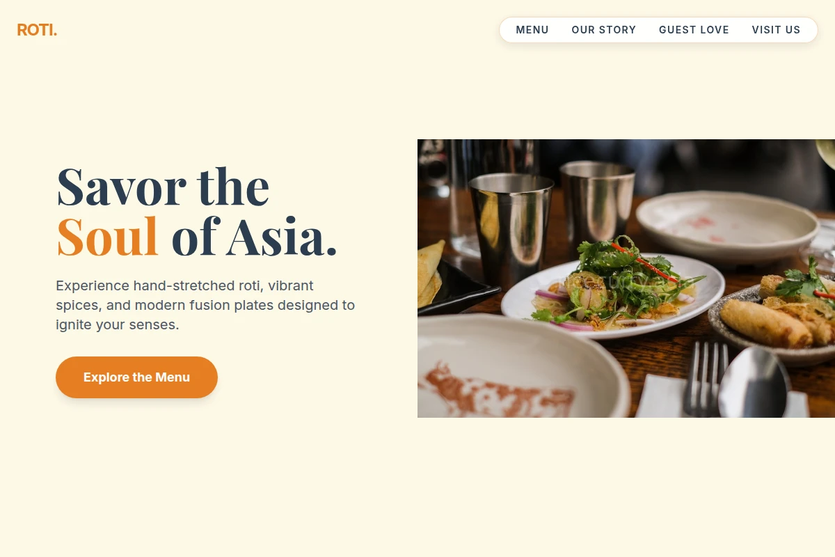 Roti Asian Fusion Food