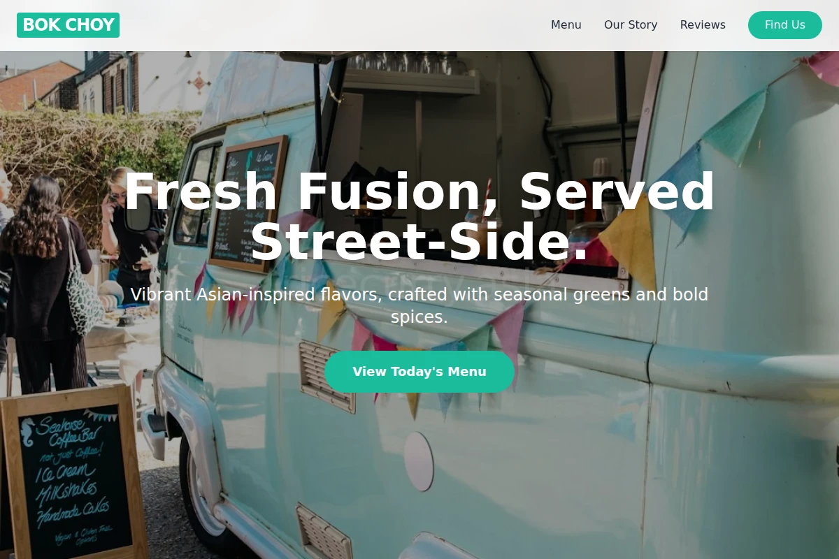Bok Choy Food Truck
